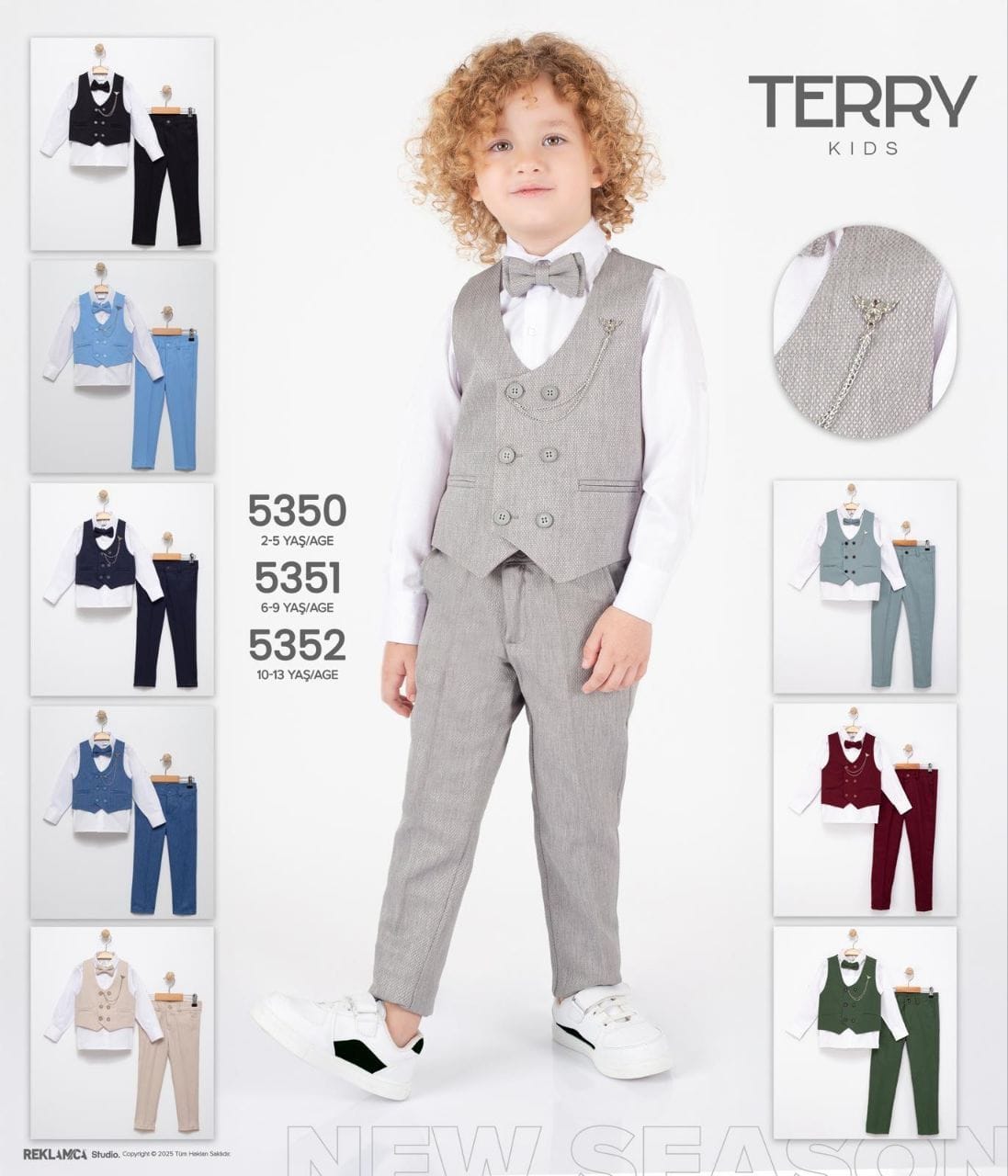 Terry Kids YELEKLİ TAKIM
